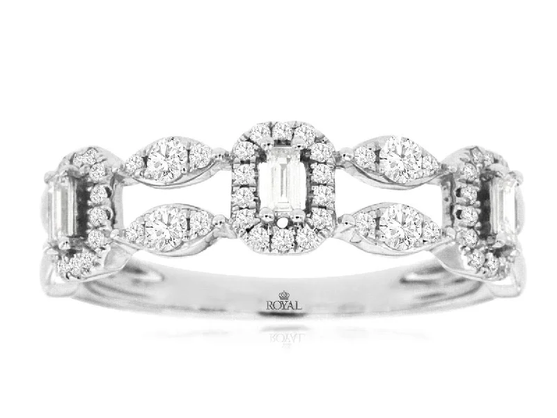 14K DIAMOND FASHION RING