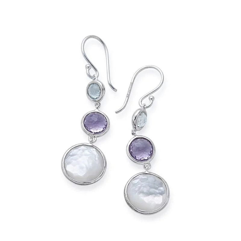 Ippolita Lollipop Sterling Silver Multi-Gem Earrings