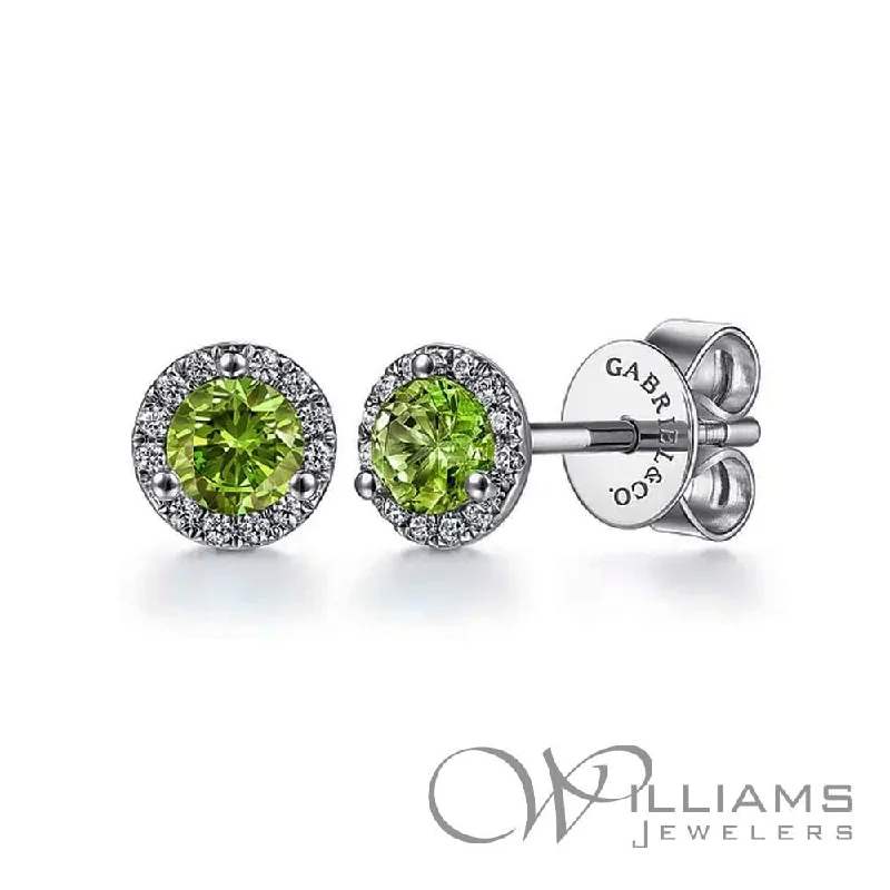 Gabriel & Co. Lusso 14 Karat Peridot Earrings