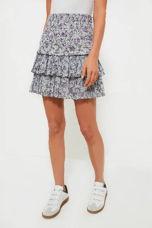 Ecru Lilac Naomi Skirt