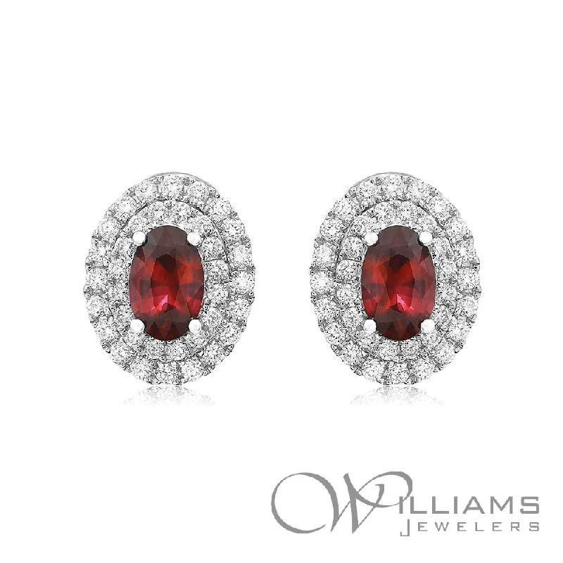 Williams Signature 18 Karat Ruby Earrings