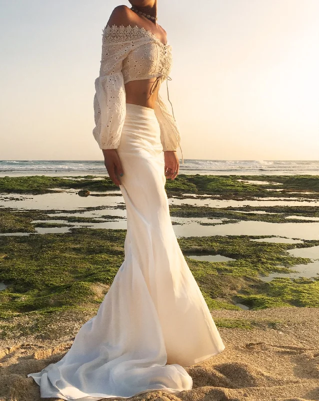 Bali Trumpet Mermaid Bridal Long Skirt