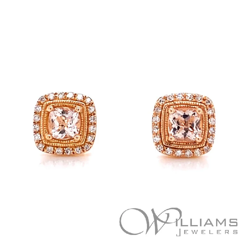 Williams Signature 14 Karat Morganite Earrings