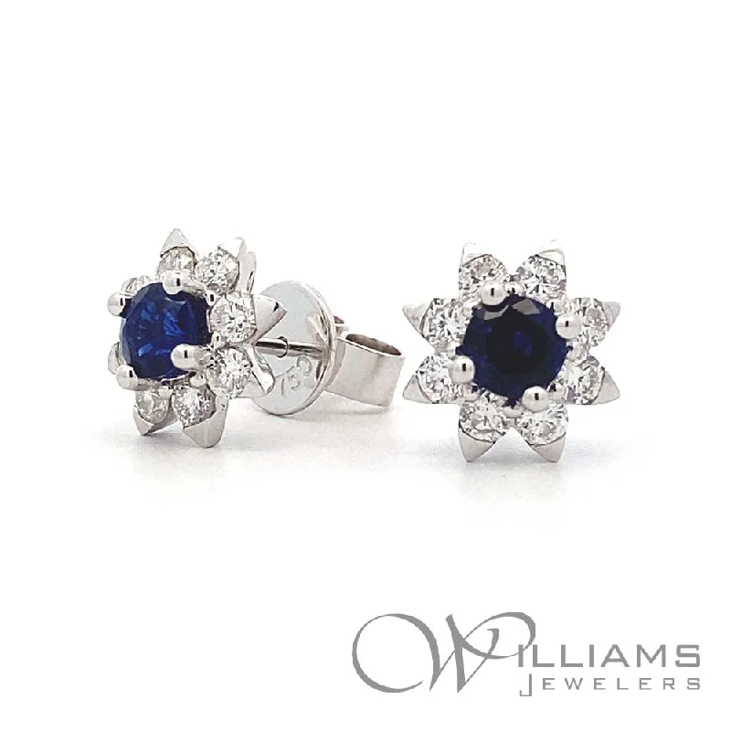 Williams Signature 18 Karat Sapphire Earrings