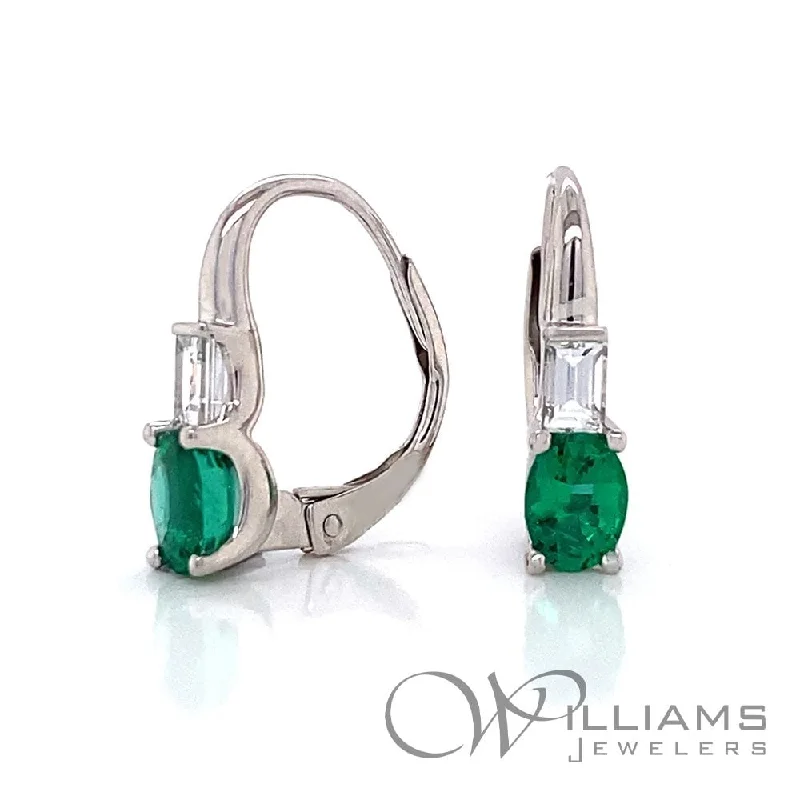 Williams Signature 18 Karat Emerald Earrings