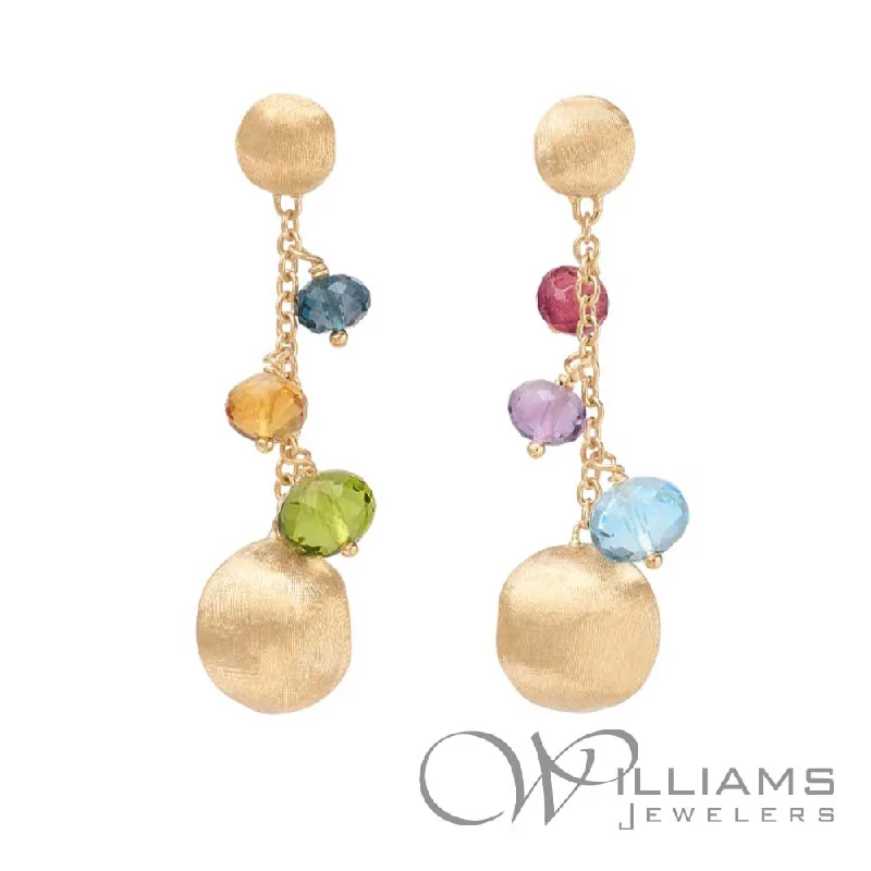 Marco Bicego Africa 18 Karat Multi-Gem Earrings