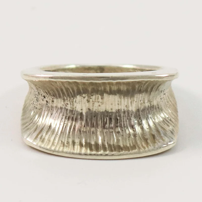 Hammered Silver Ring