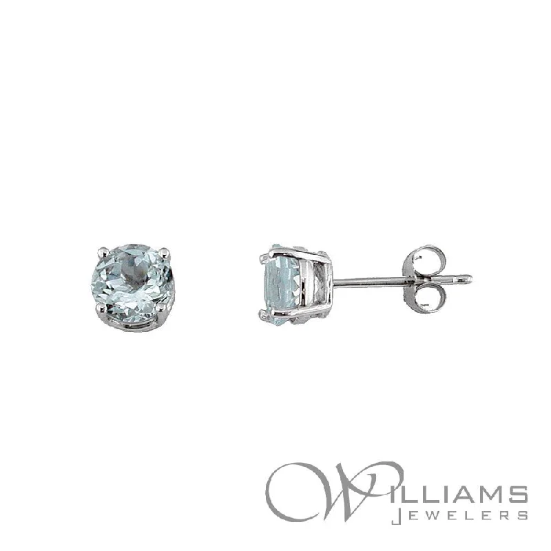 Williams Signature 14 Karat Aquamarine Earrings