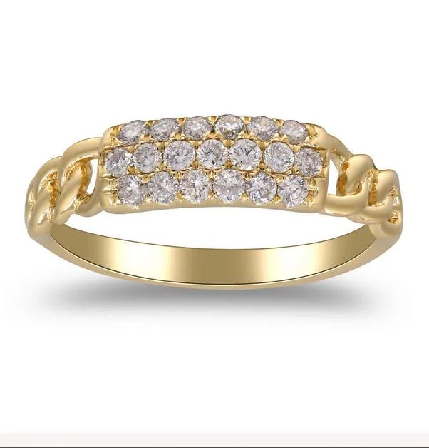 14K DIAMOND RING