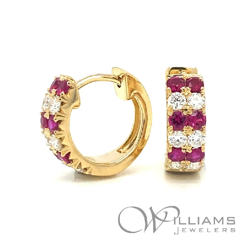 Williams Signature 18 Karat Ruby Earrings