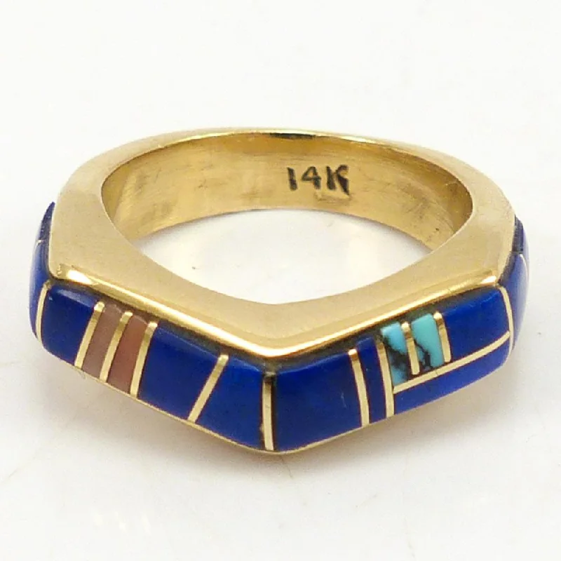 Gold Inlay Ring