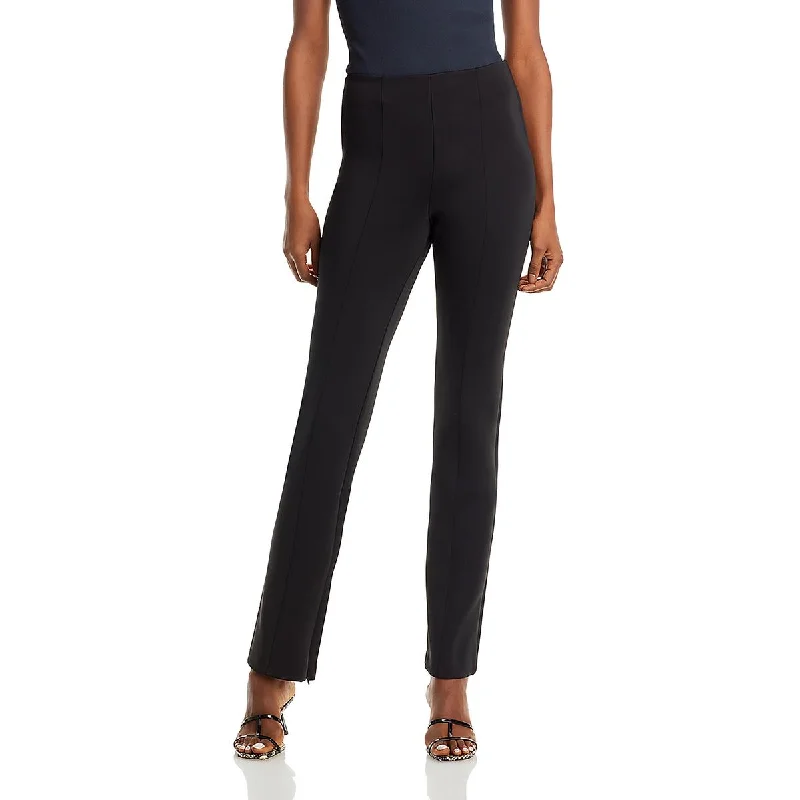 Good American Womens Scuba Slim Dress Pants