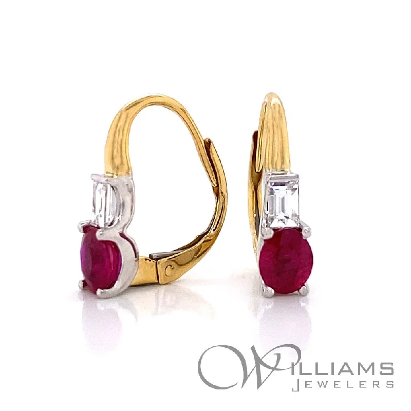 Williams Signature 18 Karat Ruby Earrings