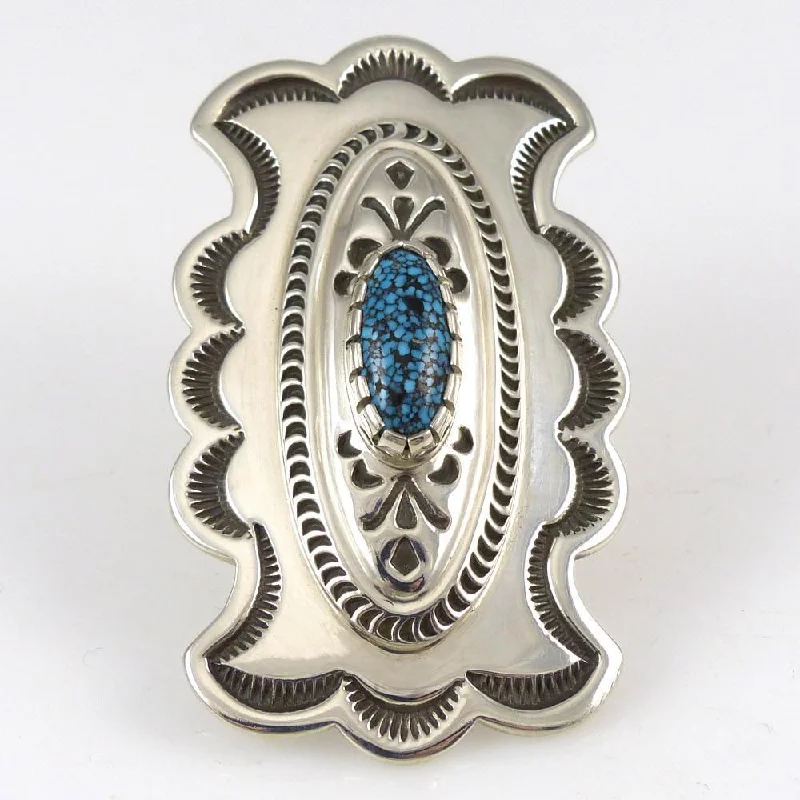 Kingman Turquoise Concho Ring