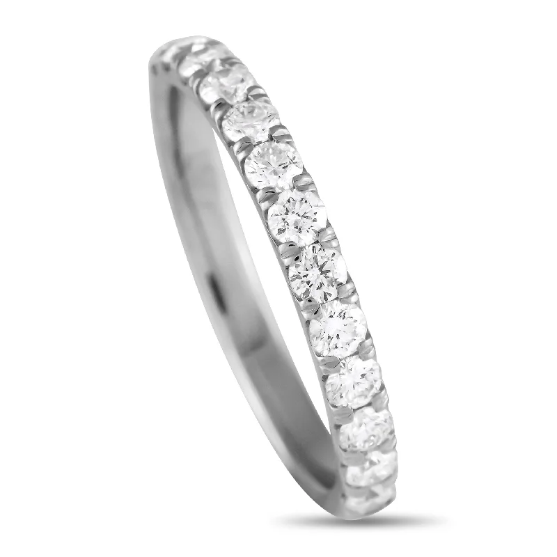 LB Exclusive 14K White Gold 0.61ct Diamond Ring  MF15-100124