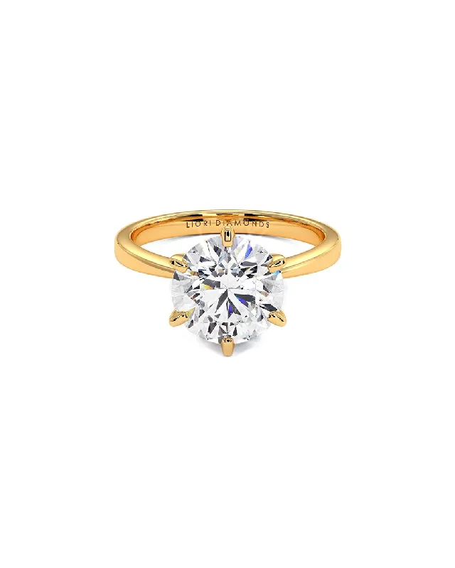 3 Carat Round Diamond Engagement Ring