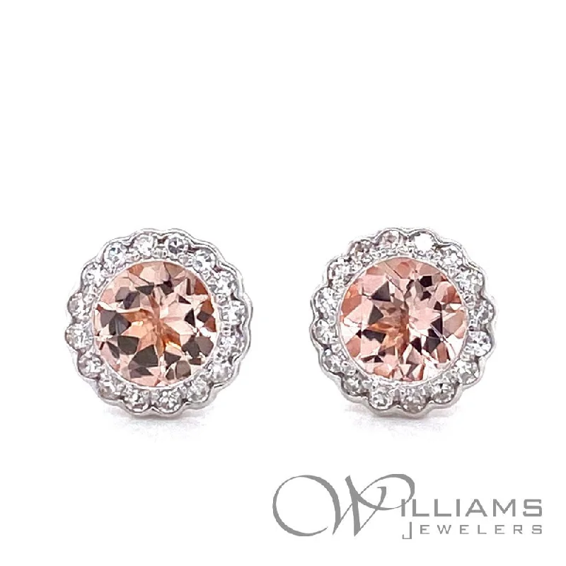 Williams Signature 14 Karat Morganite Earrings