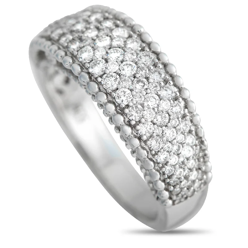 LB Exclusive 14K White Gold 1.0ct Diamond Ring