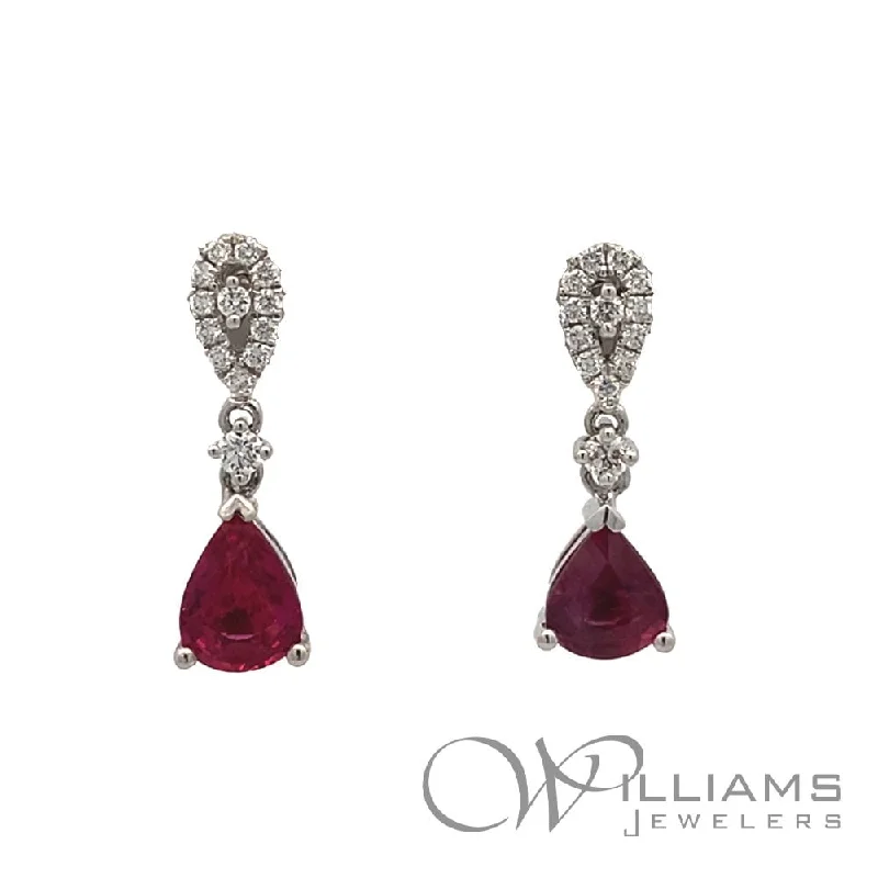 Williams Signature 18 Karat Ruby Earrings