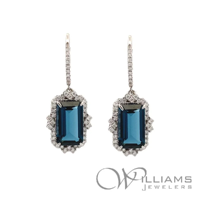 Williams Signature 14 Karat Topaz Earrings