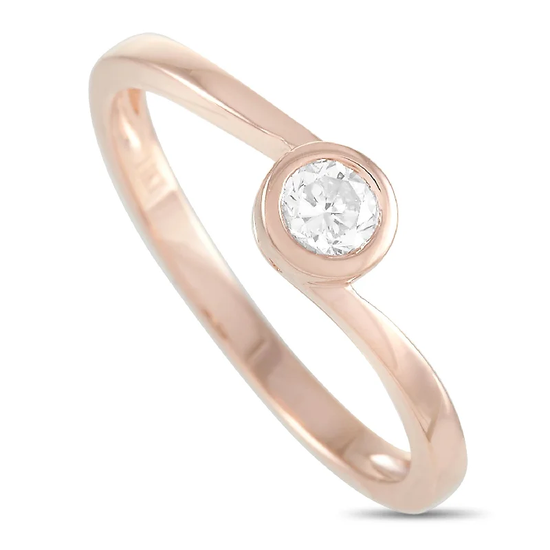 LB Exclusive 14K Rose Gold 0.26 ct Diamond Ring