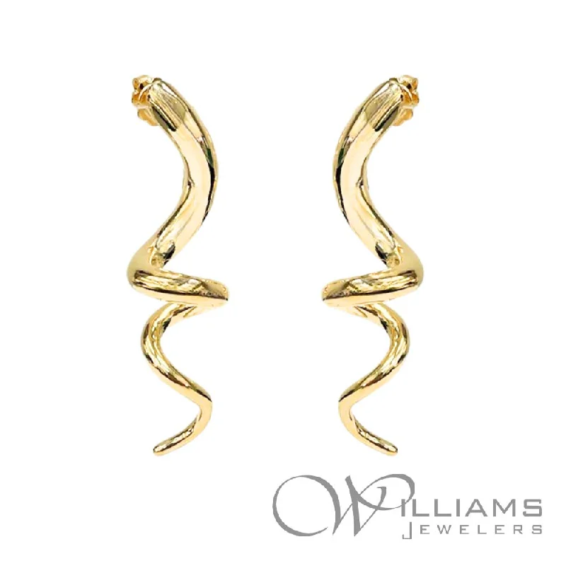 Roberto Coin Designer Gold 18 Karat Earrings