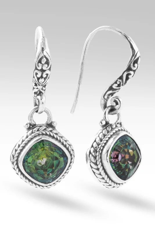 Faithful Heart Earrings™ in Odyssey Limelight™ Mystic Quartz