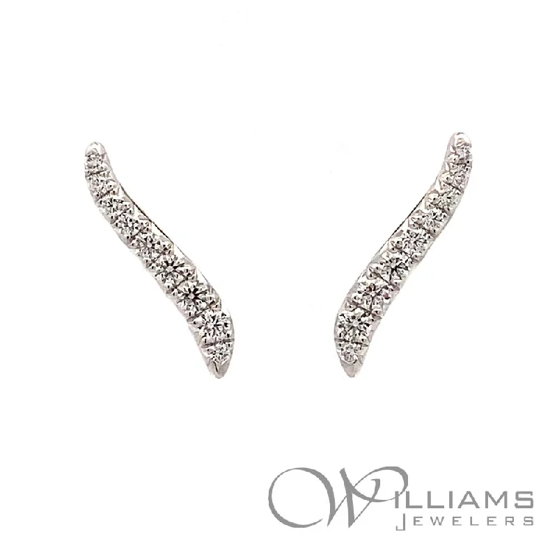 Hearts On Fire Vela 18 Karat Diamond Earrings