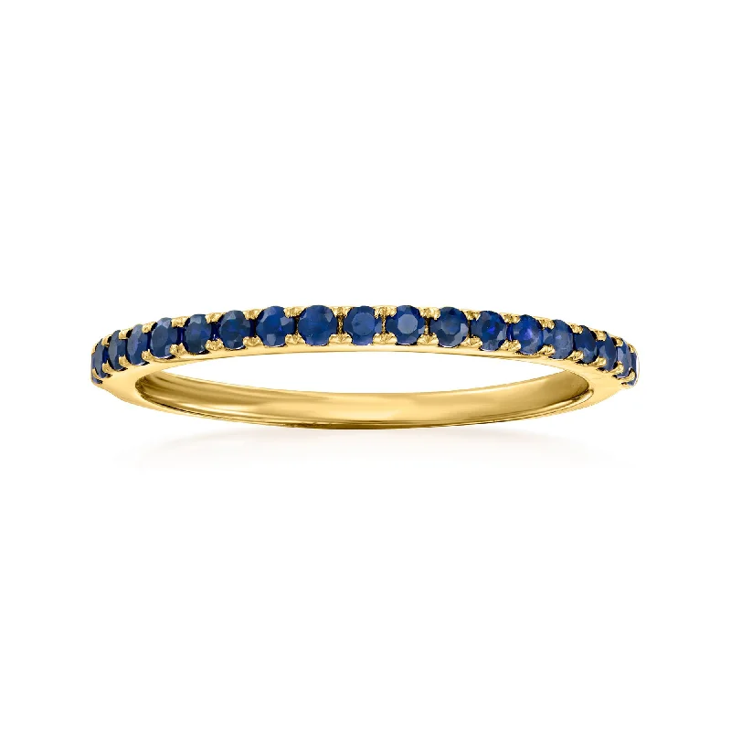 RS Pure by Ross-Simons Sapphire Ring in 14kt Yellow Gold