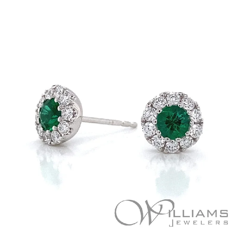 Williams Signature 18 Karat Emerald Earrings