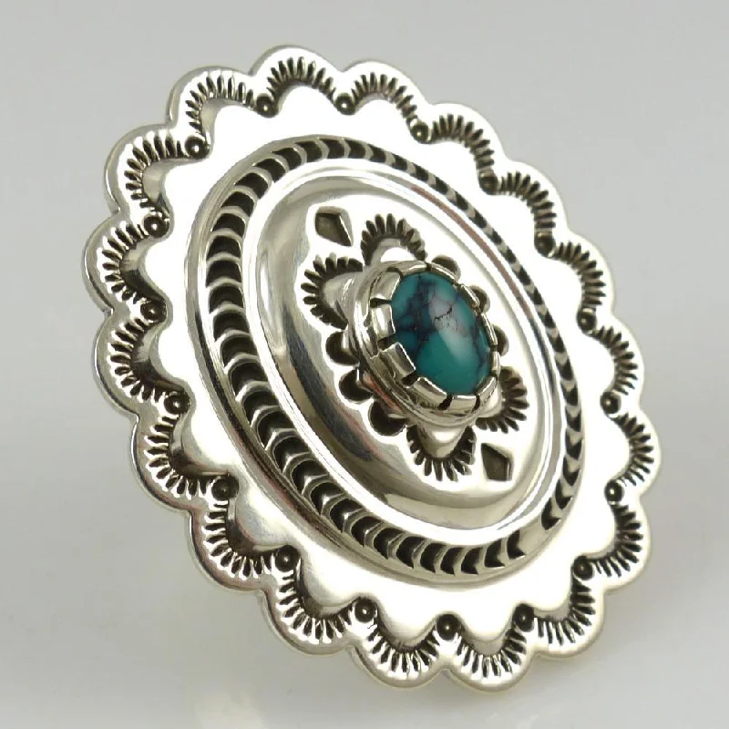 Turquoise Concha Ring