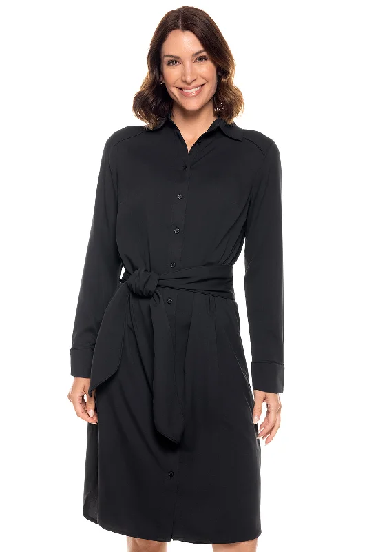 Women's Kitts Shirt Dress | Black