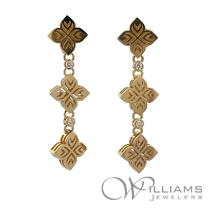 Arabesque 18 Karat Diamond Earrings