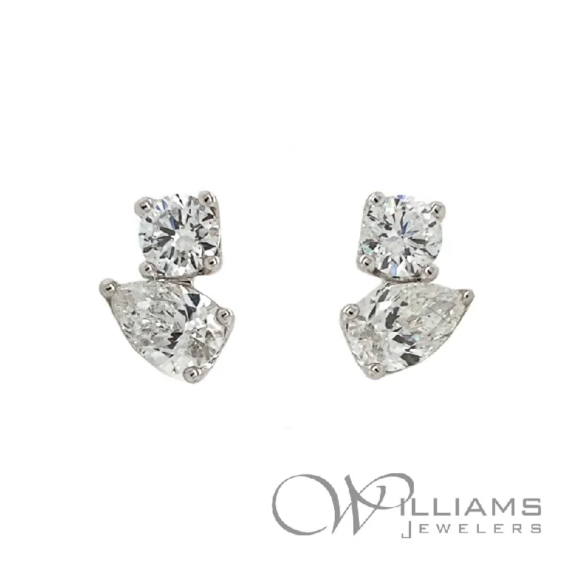 With Love 14 Karat Diamond Earrings