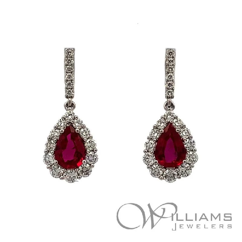 Williams Signature 18 Karat Ruby Earrings