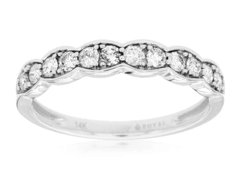 14K DIAMOND BAND/RING