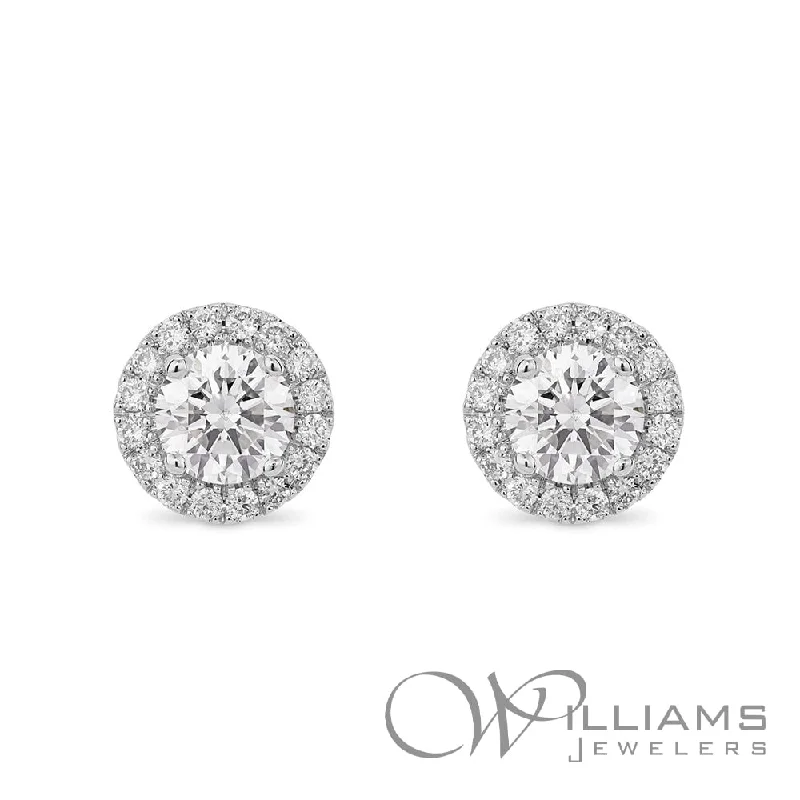 Lightbox Jewelry 14 Karat Synthetic Diamond Earrings