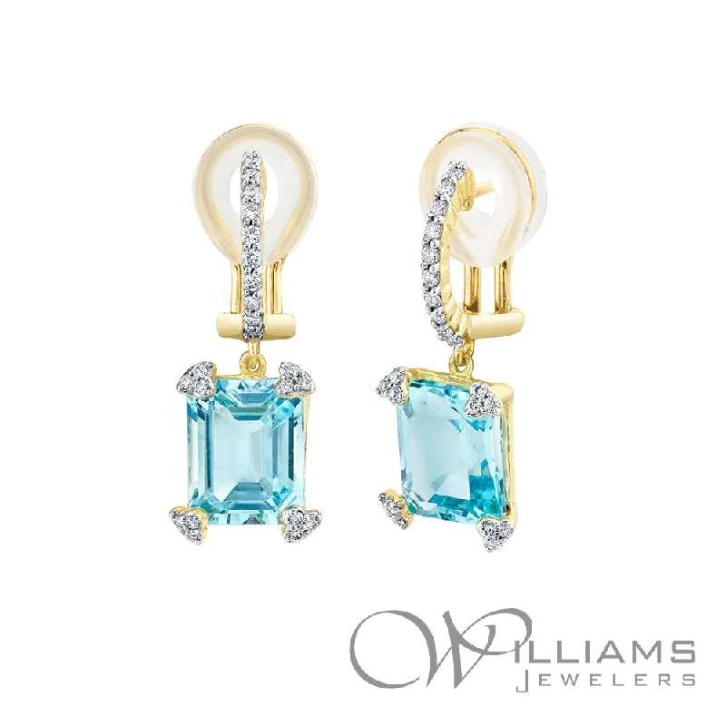 Sloane Street 18 Karat Sky Blue Topaz Earrings