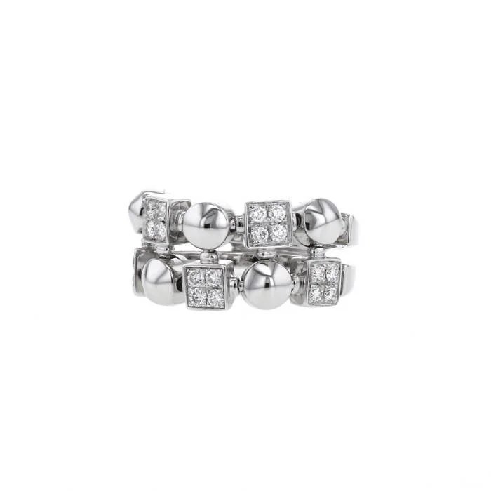 Bulgari Lucéa ring in white gold and diamonds