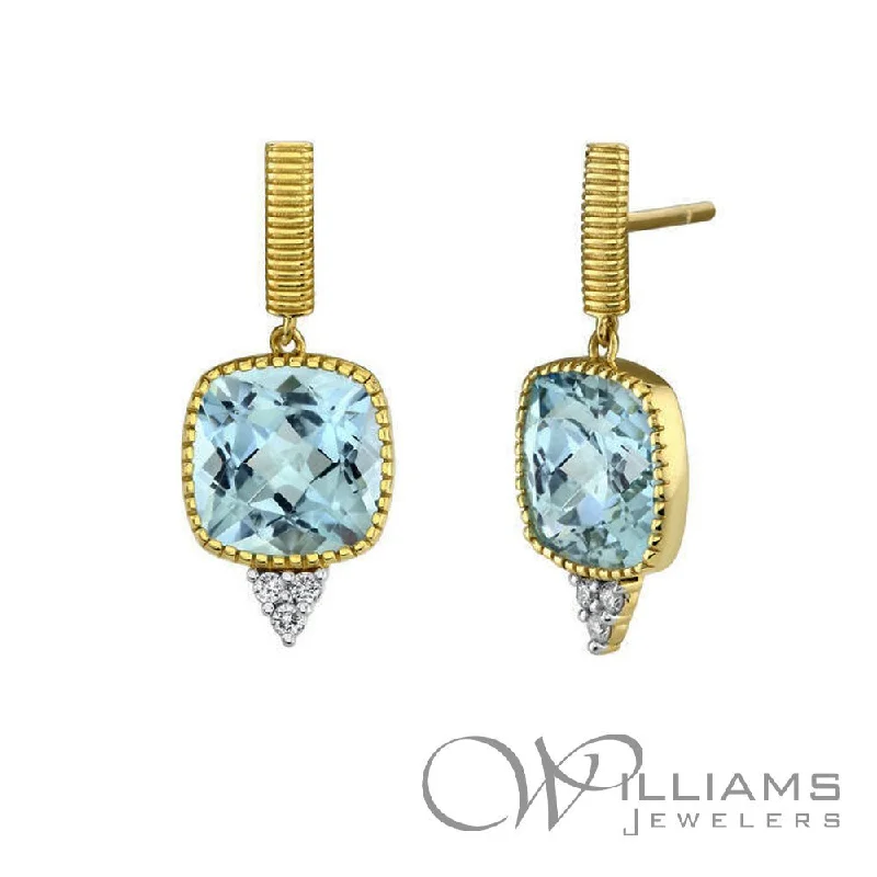 Sloane Street 18 Karat Topaz Earrings