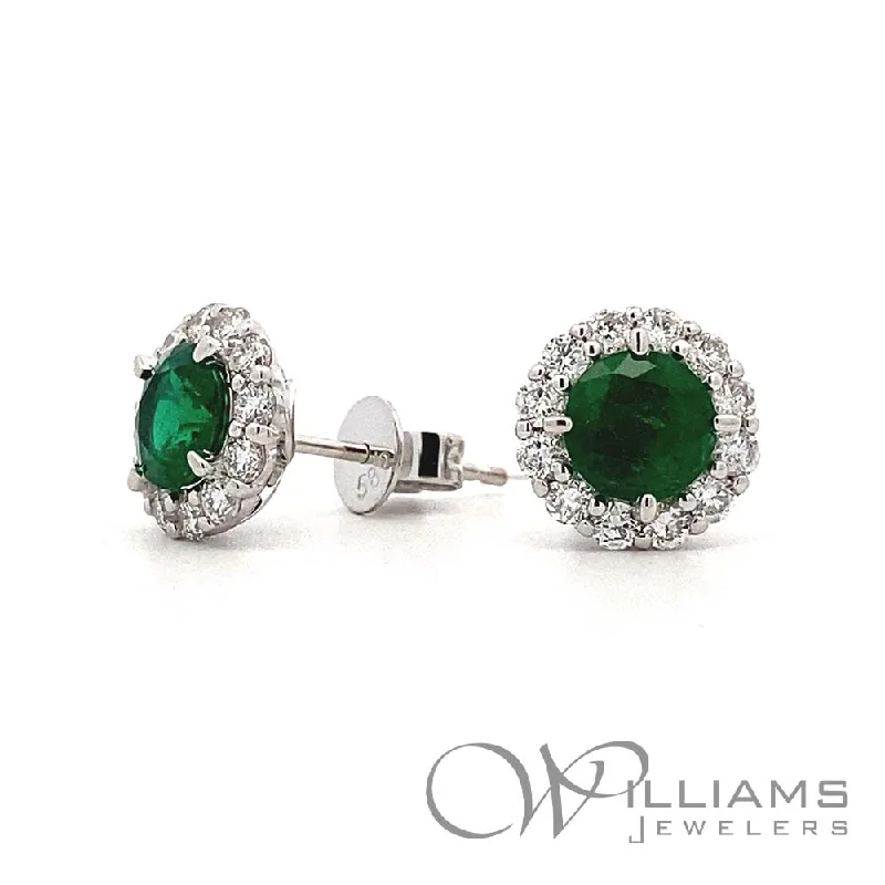 Williams Signature 14 Karat Emerald Earrings