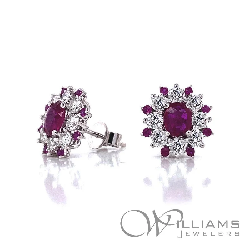 Williams Signature 14 Karat Pink Sapphire Earrings