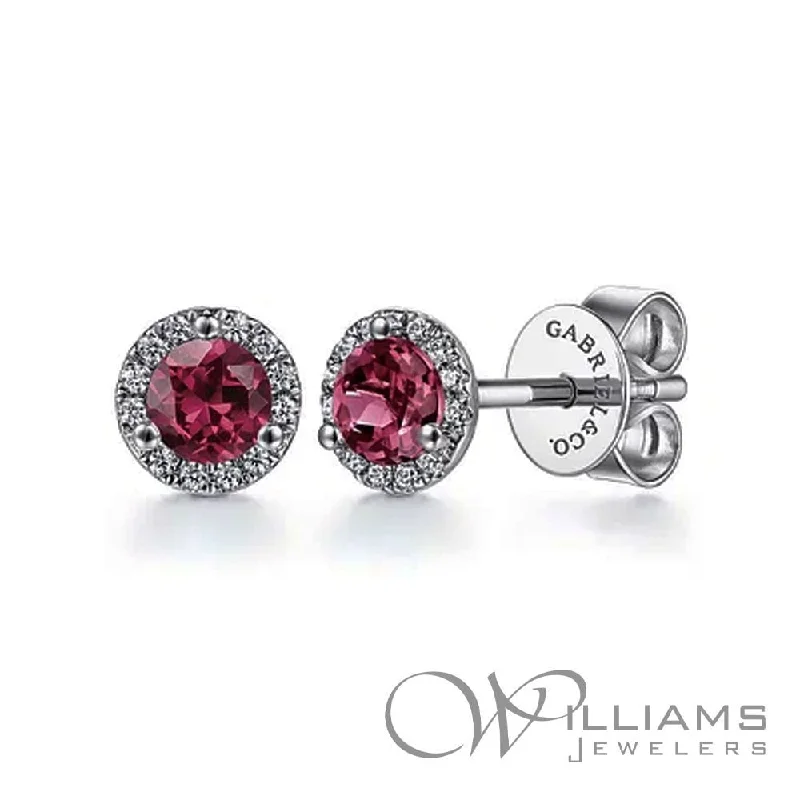 Gabriel & Co. Lusso Color 14 Karat Tourmaline Earrings