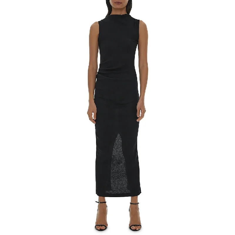 Helmut Lang Womens Sleeveless Maxi Maxi Dress