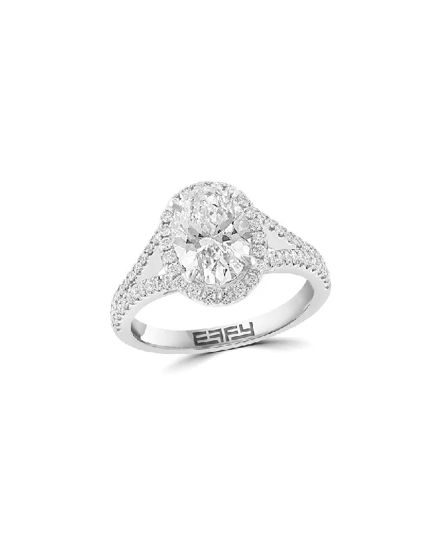 Effy Fine Jewelry 14K 2.46 ct. tw. Lab-Grown Diamond Ring