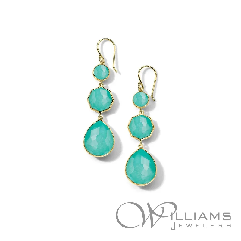 Ippolita Rock Candy 18 Karat Turquoise Earrings