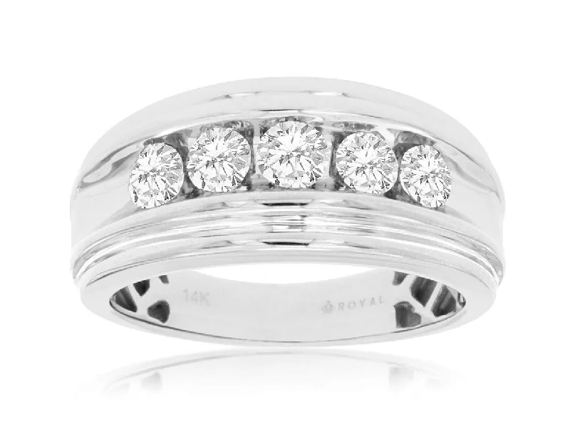 14K DIAMOND BAND/RING