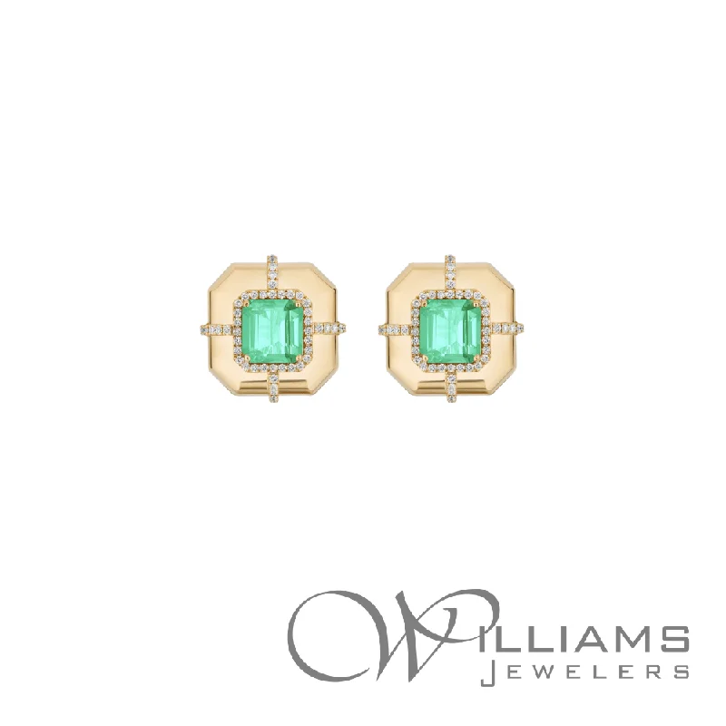 Goshwara Classic 18 Karat Emerald Earrings