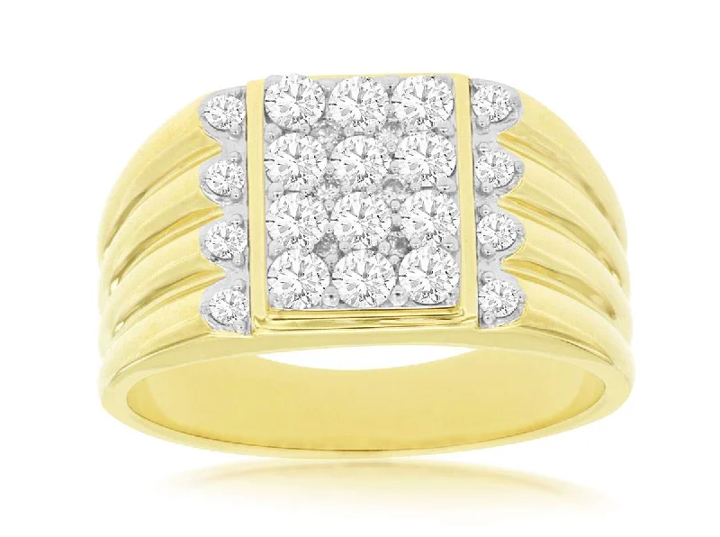 14K DIAMOND RING