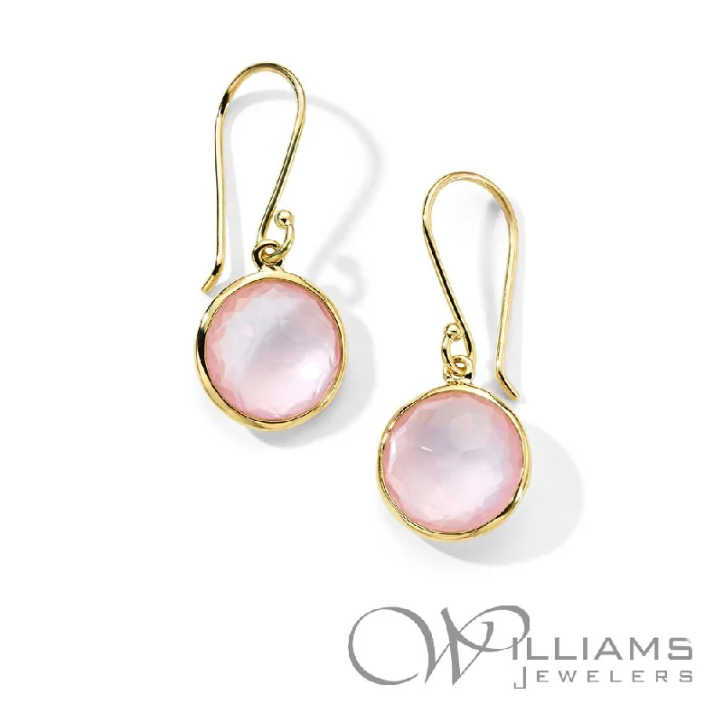 Ippolita Lollipop 18 Karat Rose Quartz Earrings